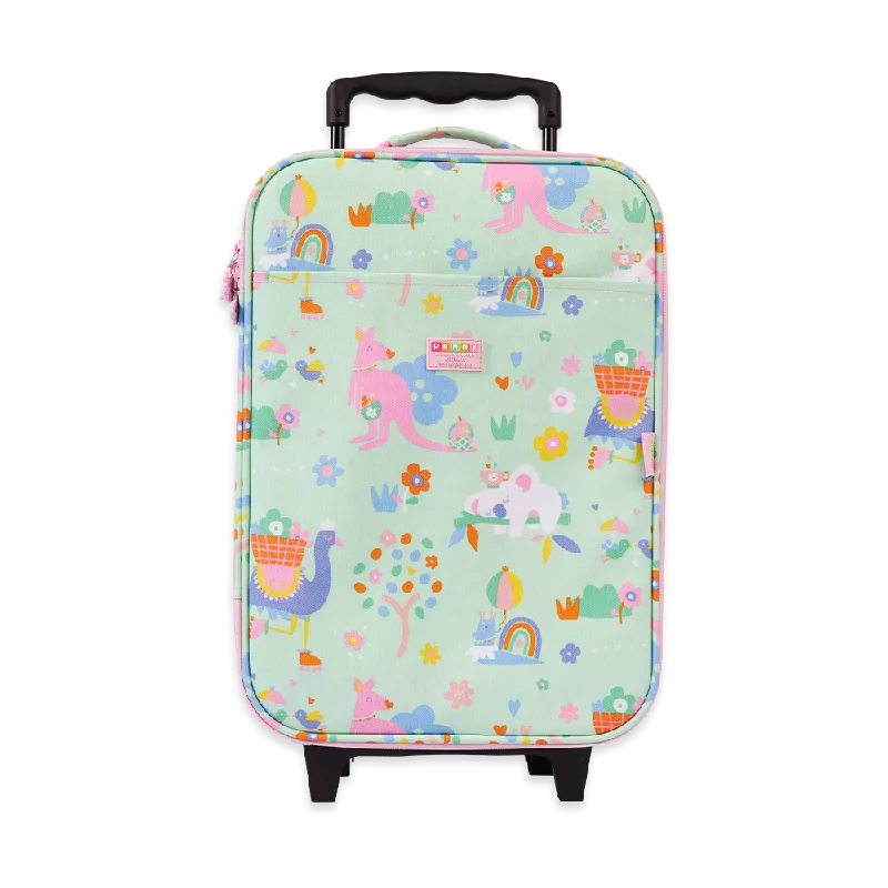 suitcase for urban holidays-Kids' 2 Wheel Suitcase - Kipping Koala