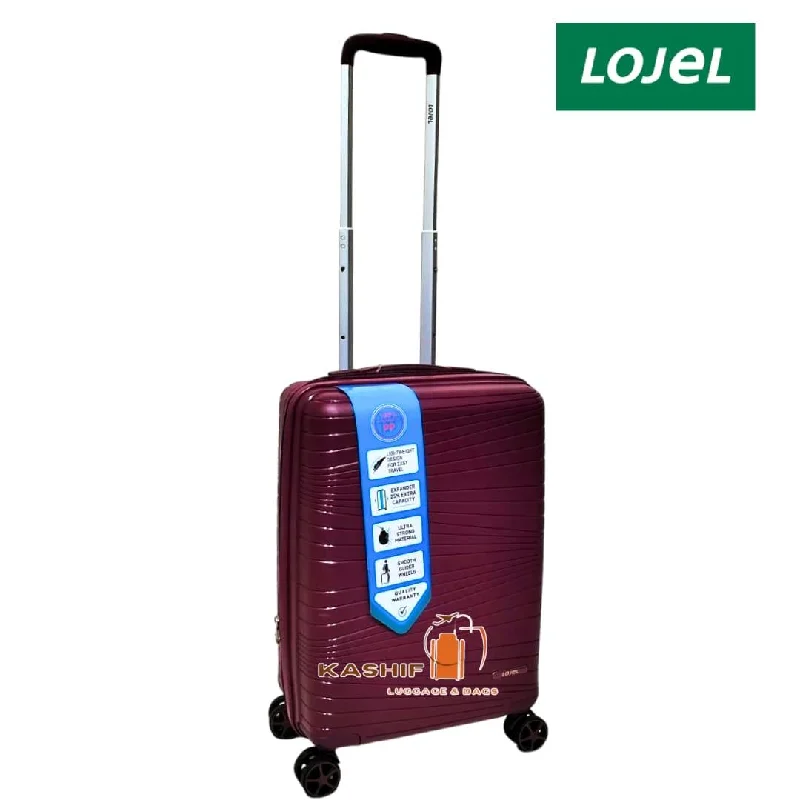 suitcase with stylish finish-LOJEL antitheft zipper hardtop Suitcase - Small 20" inch