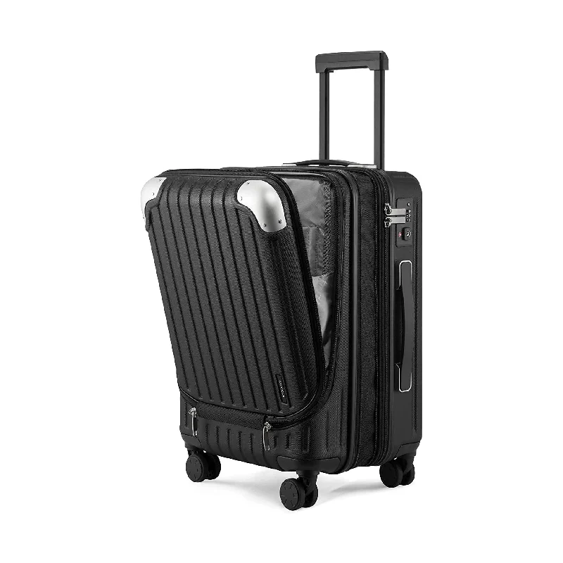 suitcase for travel options-Luggage, Black, 20 Inch Casual and Business