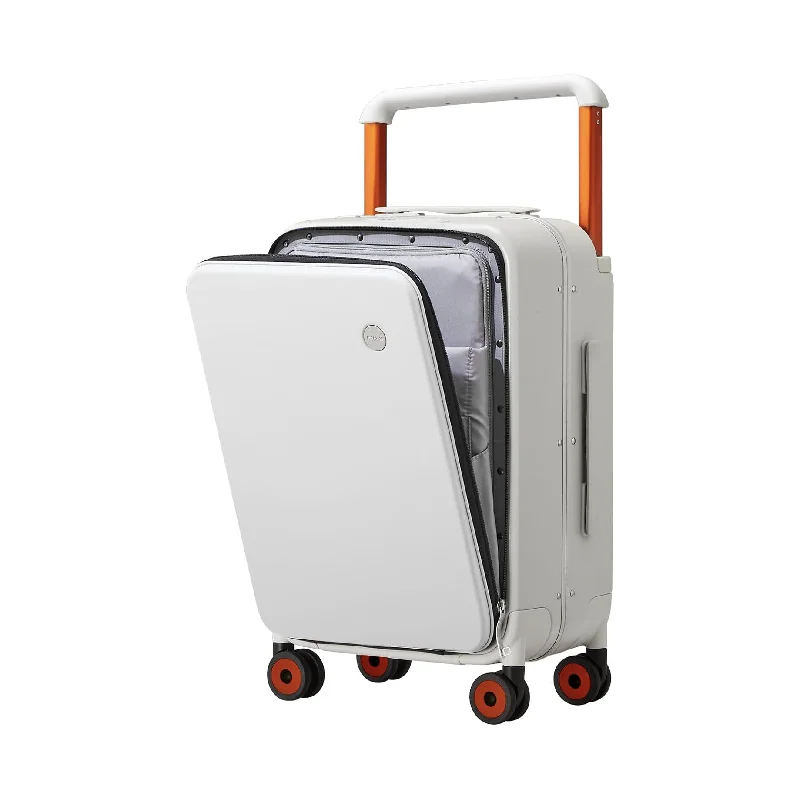 suitcase with trendy finish-Luxury 20-Inch Hardside Carry-On Suitcase with Aluminum Frame