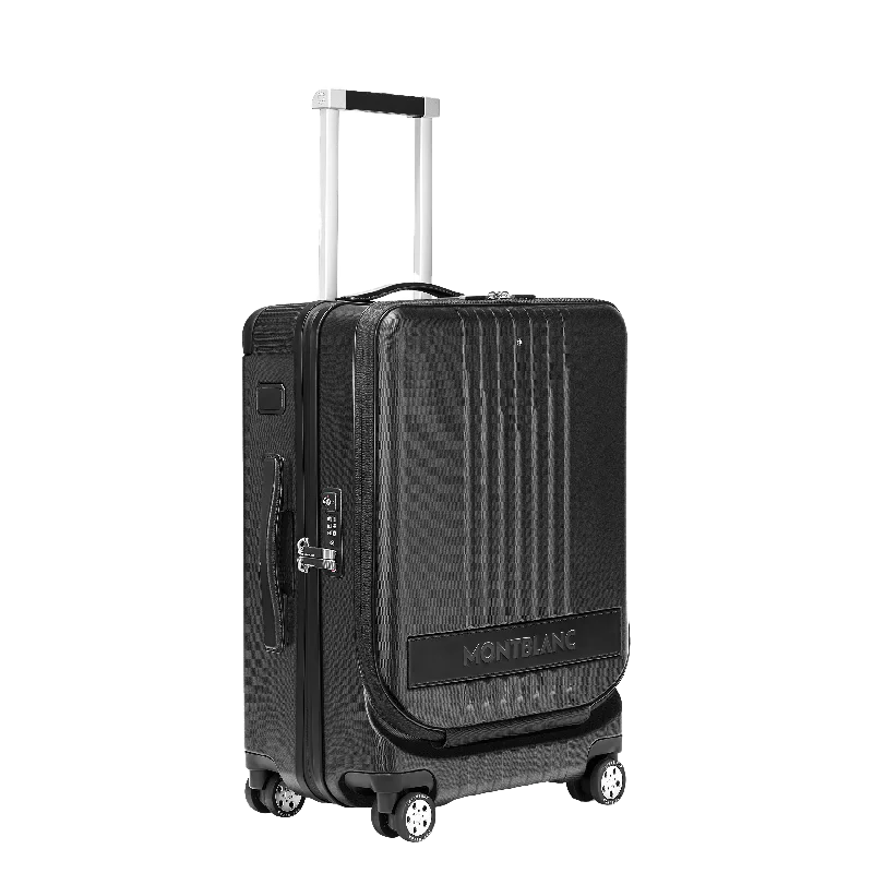 suitcase with durable straps-Montblanc MY4810 Trolley Cabin suitcase with front pocket