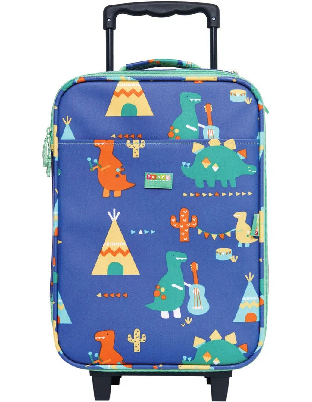 suitcase for holiday getaways-PENNY SCALLAN- Wheelie Case 2 Wheel | Dino Rock