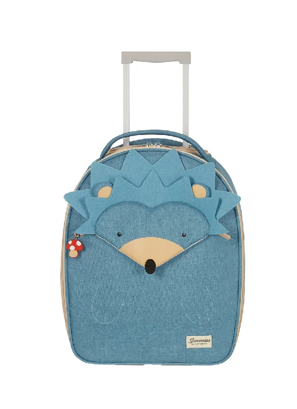 suitcase with travel locks-Samsonite Happy Sammies Eco Hedgehog Harris Cabin children's suitcase