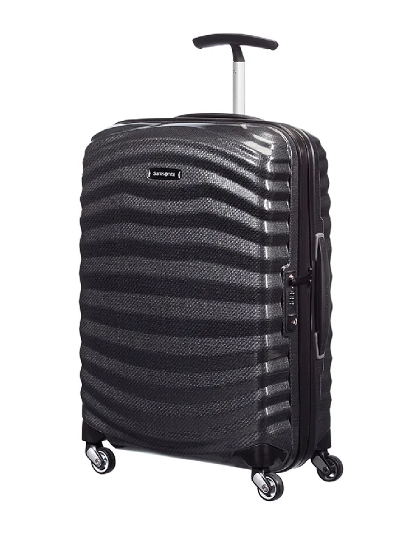 suitcase for long journeys-Samsonite LiteShock Medium Suitcase