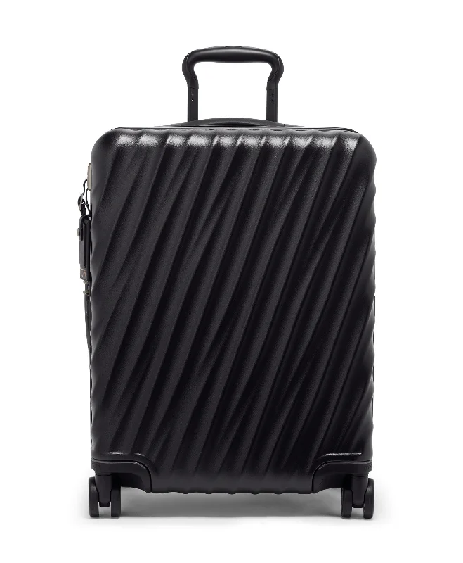 suitcase for holiday adventures-Tumi 19 Degree Polycarbonate Continental Carry-On