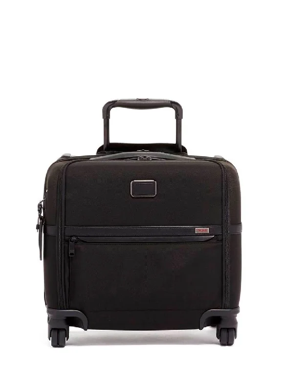 suitcase for urban adventures-Tumi Alpha 3 Compact 4 Wheeled Brief