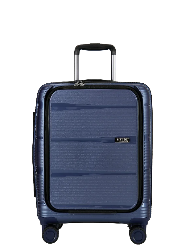 suitcase with trendy wheels-Wire KKDK Cabin Suitcase with front pocket and USB