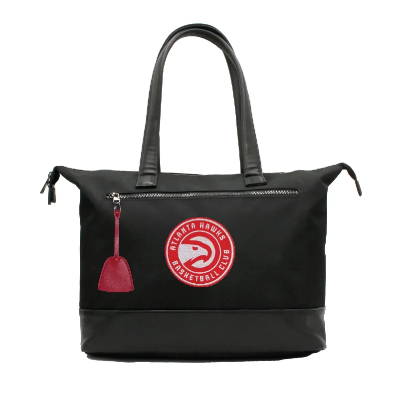 tote bag college leather canvas-Atlanta Hawks Premium Laptop Tote Bag