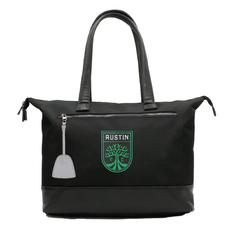 tote bag vintage canvas-Austin FC Laptop Tote Bag -GRAY