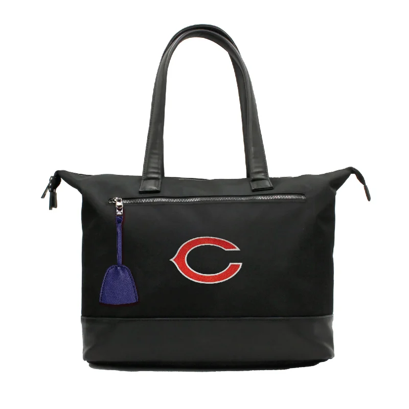 tote bag gym leather canvas-Chicago Bears Premium Laptop Tote Bag