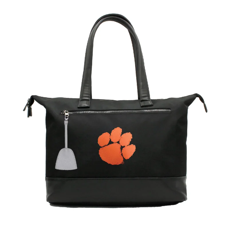 tote bag polka dot leather style-Clemson Tigers Premium Laptop Tote Bag