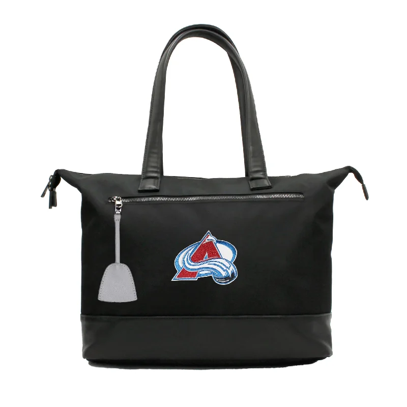 tote bag blue leather-Colorado Avalanche Premium Laptop Tote Bag