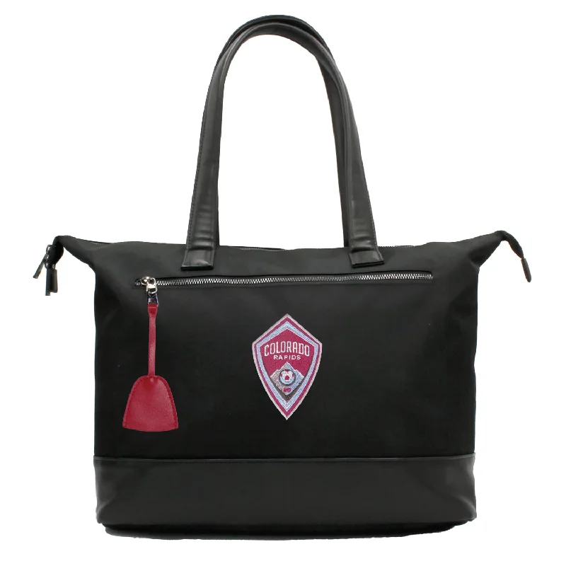 tote bag reusable canvas-Colorado Rapids Laptop Tote Bag -RED