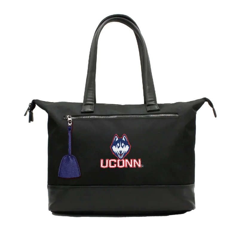 tote bag striped leather style-Uconn Huskies Premium Laptop Tote Bag