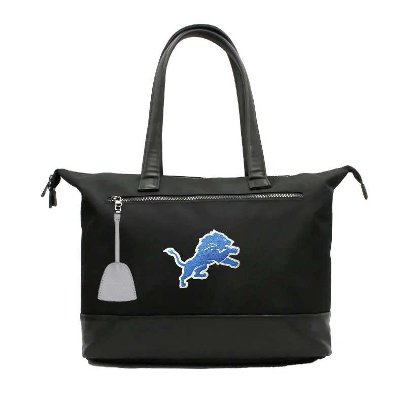 tote bag eco leather canvas-Detroit Lions Premium Laptop Tote Bag