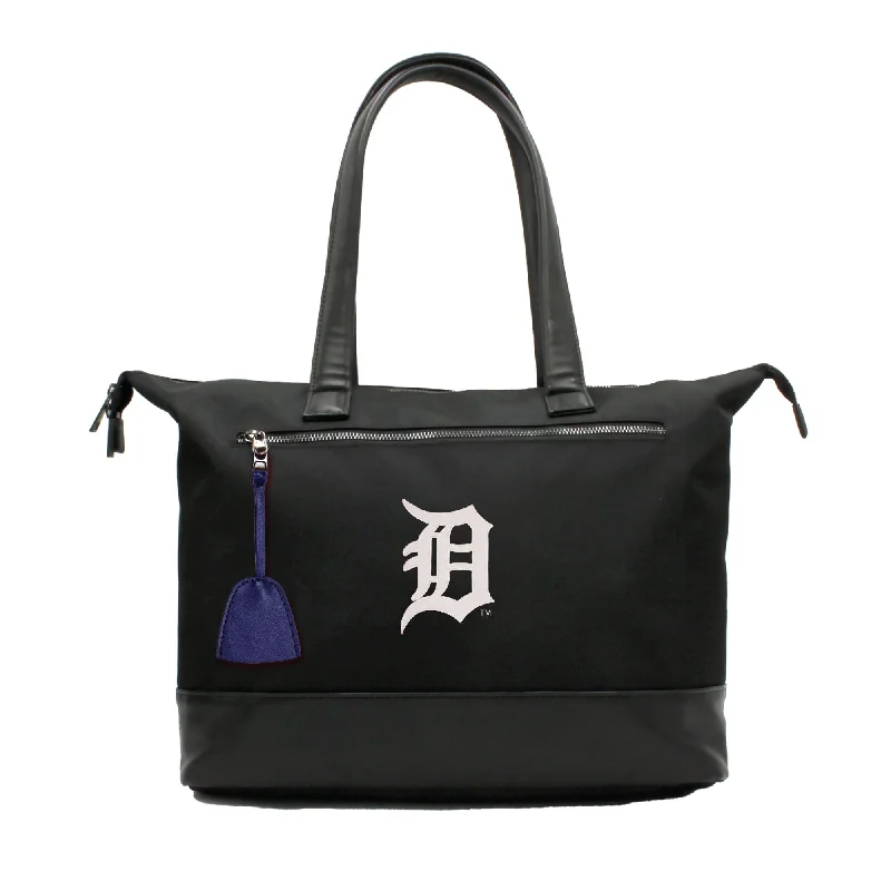 tote bag blue leather canvas-Detroit Tigers Premium Laptop Tote Bag