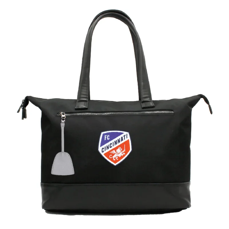 tote bag travel friendly-FC Cincinnati Laptop Tote Bag -GRAY