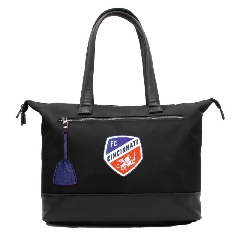 tote bag formal leather-FC Cincinnati Laptop Tote Bag -NAVY