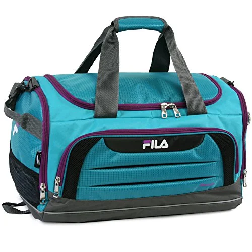 Fila Cypress Small Sport Duffel Bag, Teal/Purple, One Size