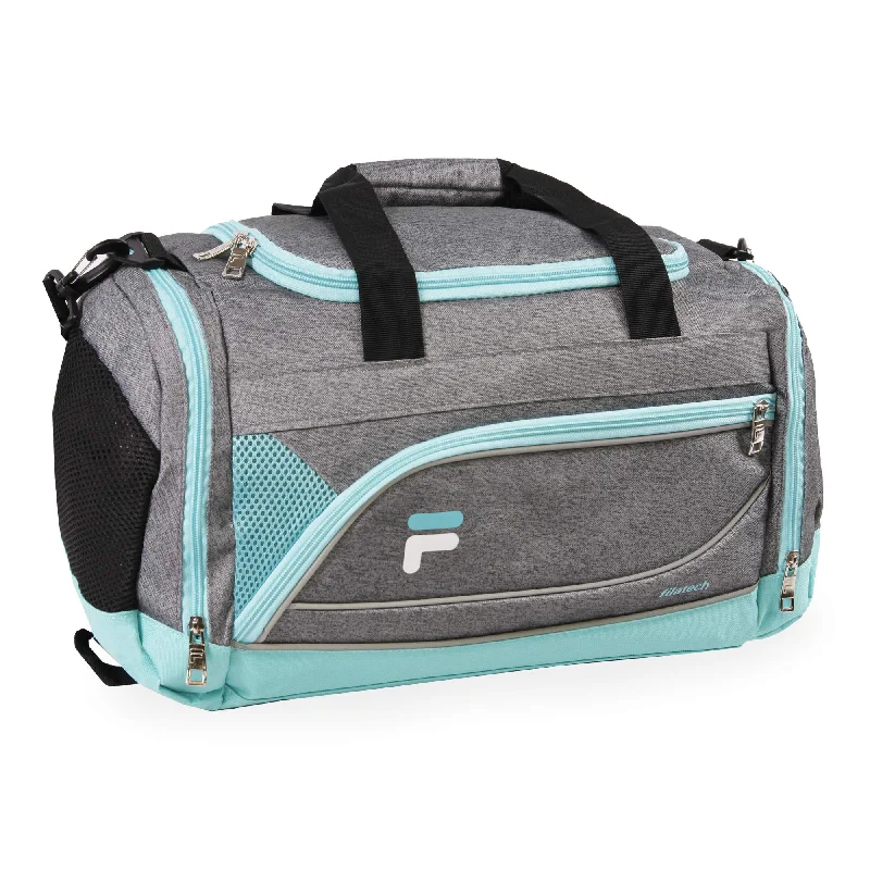 Fila Duffle Duffel, Heather Grey Mint, Small