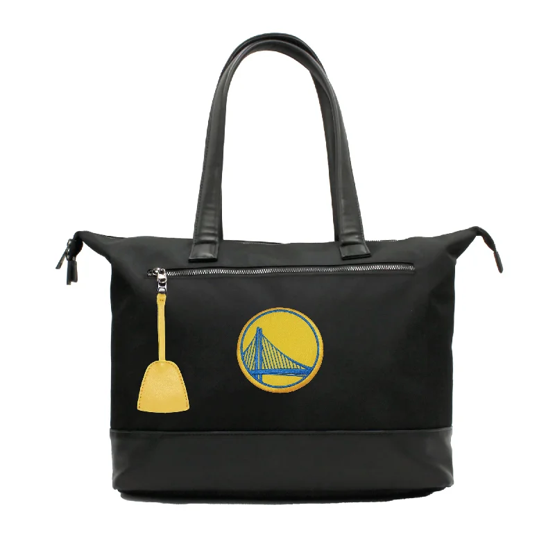 tote bag commuter leather canvas-Golden State Warriors Premium Laptop Tote Bag