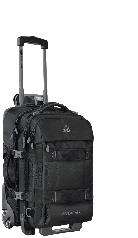 Granite Gear Cross Trek 2 Wheeled Carry-On Duffel - Black/Flint 22"