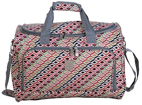 Jenni Chan Tiles 17 Inch City Duffel Bag, Multi