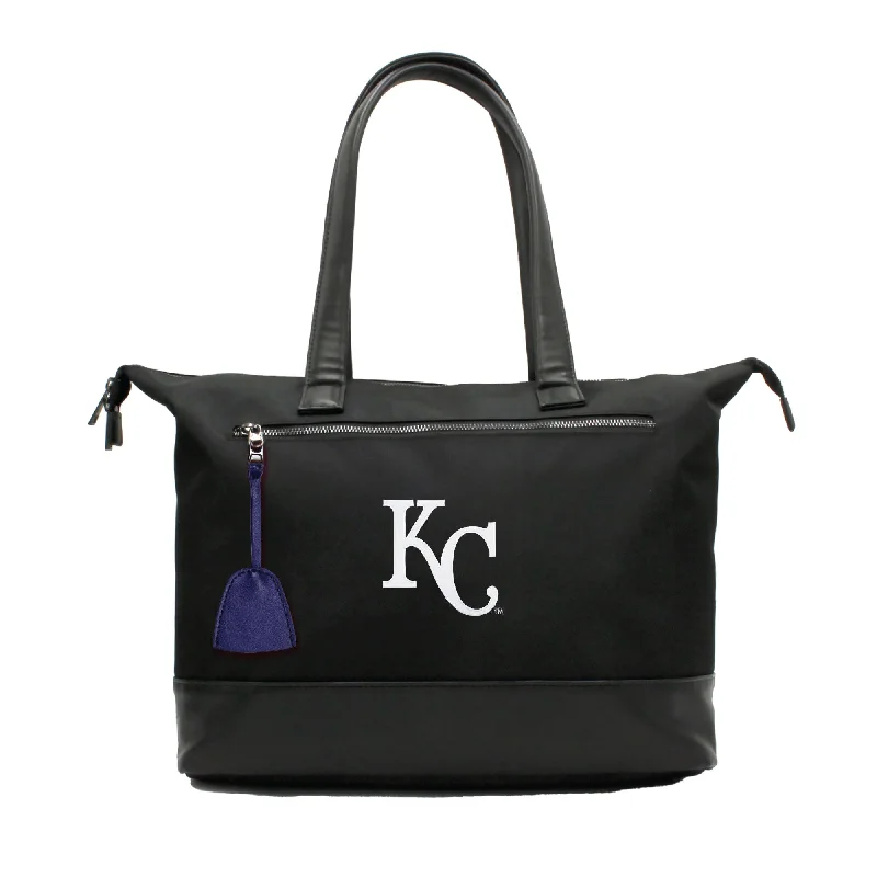 tote bag brown leather canvas-Kansas City Royals Premium Laptop Tote Bag