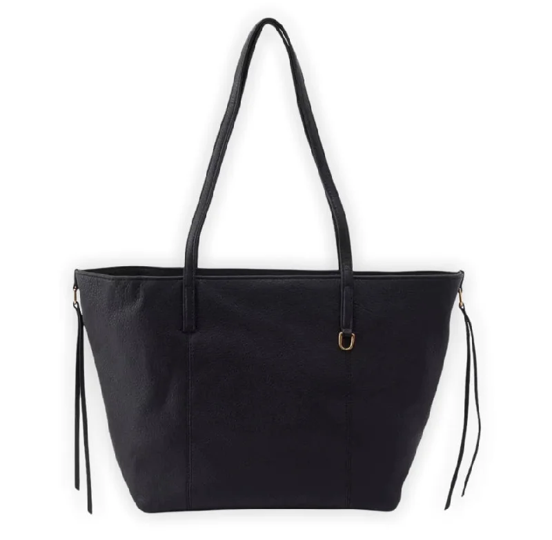 tote bag reusable leather-HOBO Kingston Leather Tote (in black- last one in stock!)