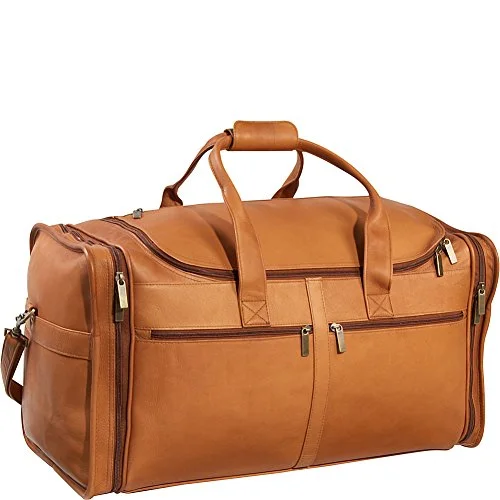 Ledonne Adult Leather Classic Cabin Duffel, Tan