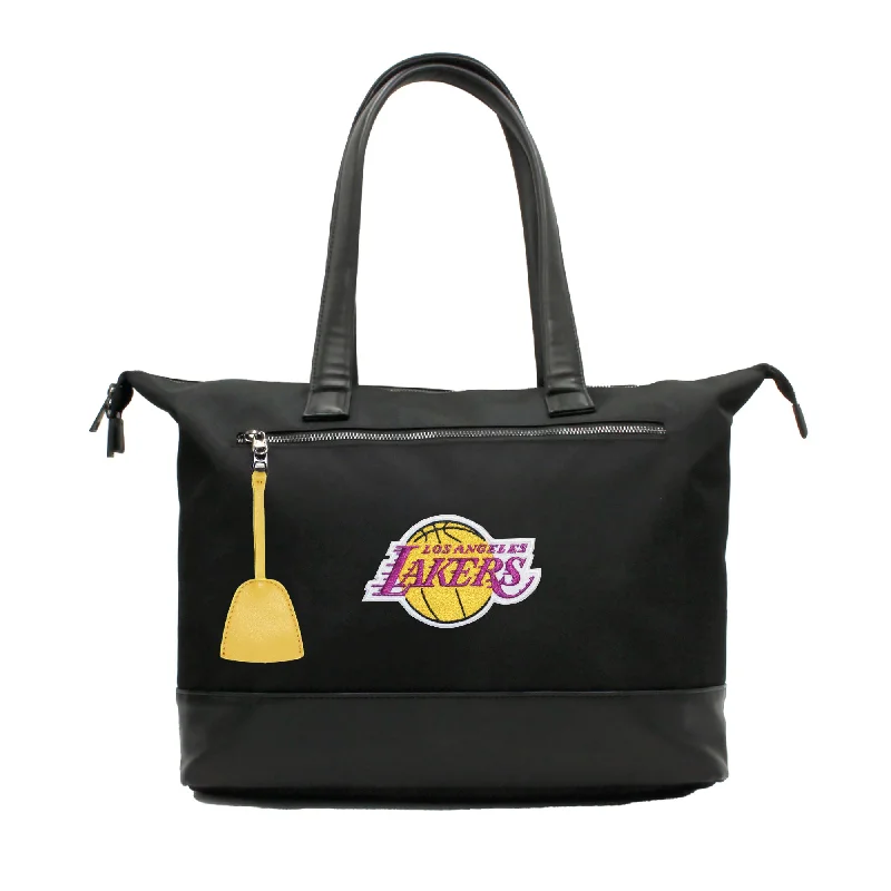 tote bag professional leather canvas-Los Angeles Lakers Premium Laptop Tote Bag