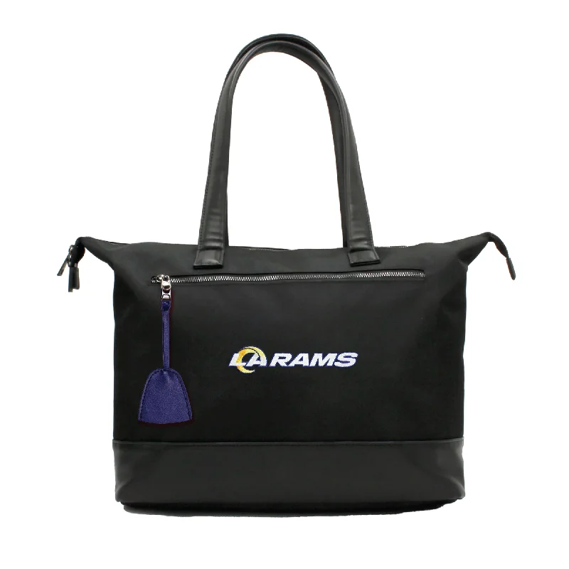 tote bag trendy canvas-Los Angeles Rams Premium Laptop Tote Bag