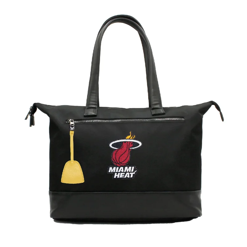 tote bag school leather canvas-Miami Heat Premium Laptop Tote Bag