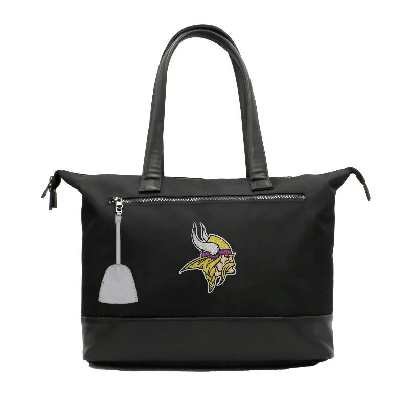 tote bag timeless canvas-Minnesota Vikings Premium Laptop Tote Bag