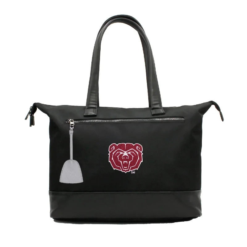 tote bag adjustable leather canvas design-Missouri State University Bears Premium Laptop Tote Bag