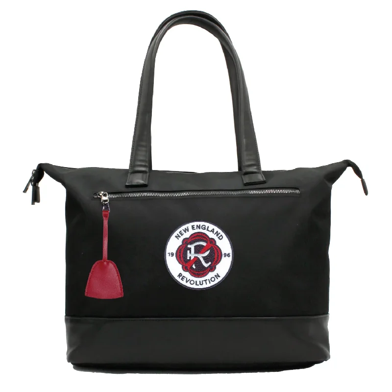 tote bag neutral tones-New England Revolution Laptop Tote Bag -RED