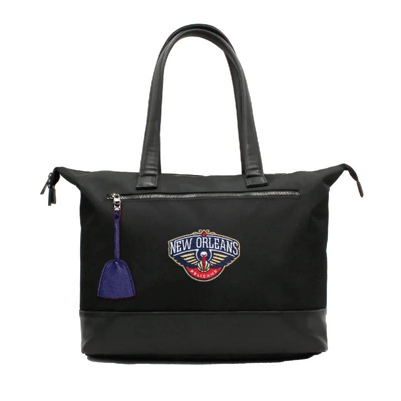 tote bag premium leather canvas-New Orleans Pelicans Premium Laptop Tote Bag