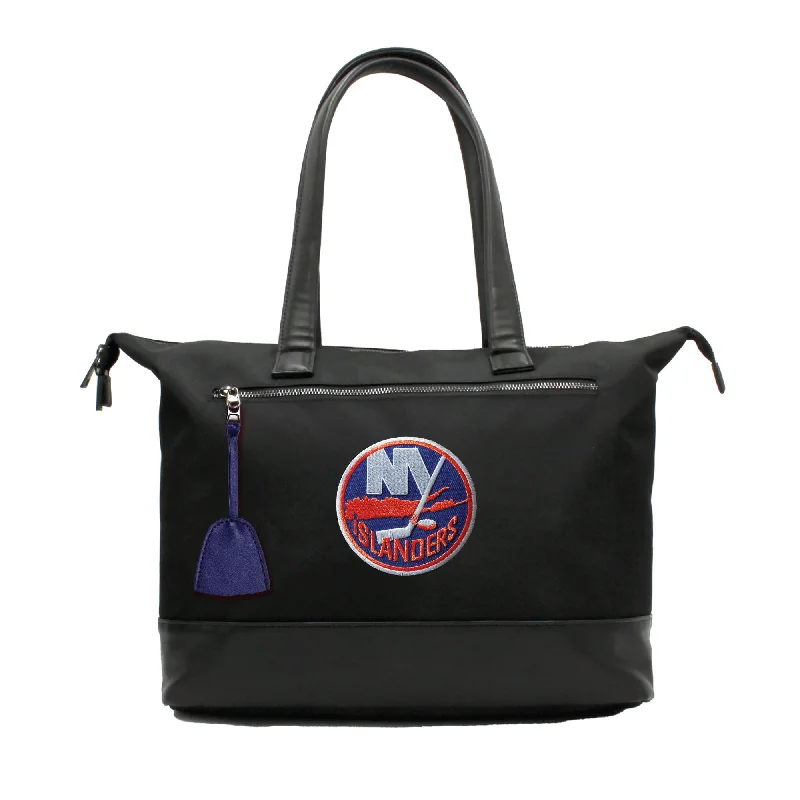 tote bag leather durable-New York Islanders Premium Laptop Tote Bag