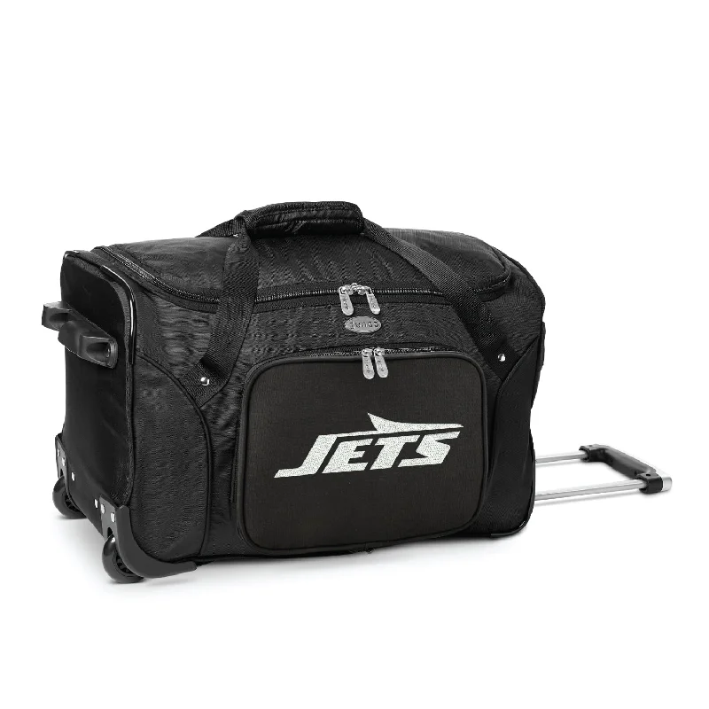 New York Jets Duffel | New York Jets Wheeled Carry On Duffel