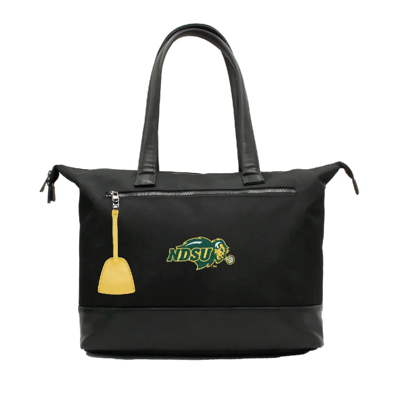 tote bag chic leather canvas design-North Dakota State Bison Premium Laptop Tote Bag