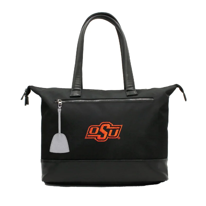 tote bag gift leather canvas design-Oklahoma State Cowboys Premium Laptop Tote Bag