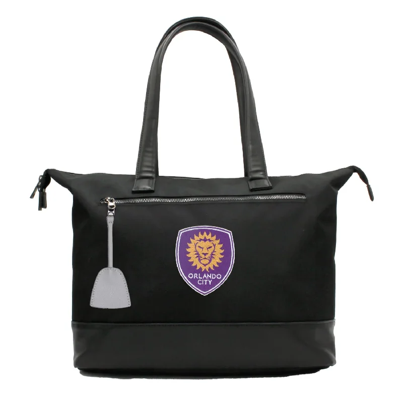 tote bag blue-Orlando City SC Laptop Tote Bag -GRAY