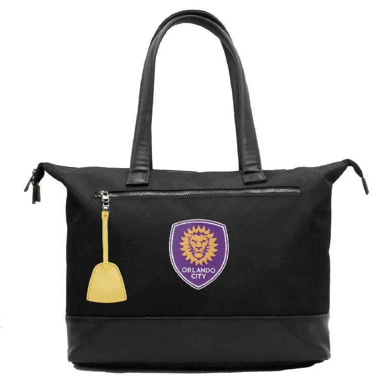 tote bag grey-Orlando City SC Laptop Tote Bag -YELLOW