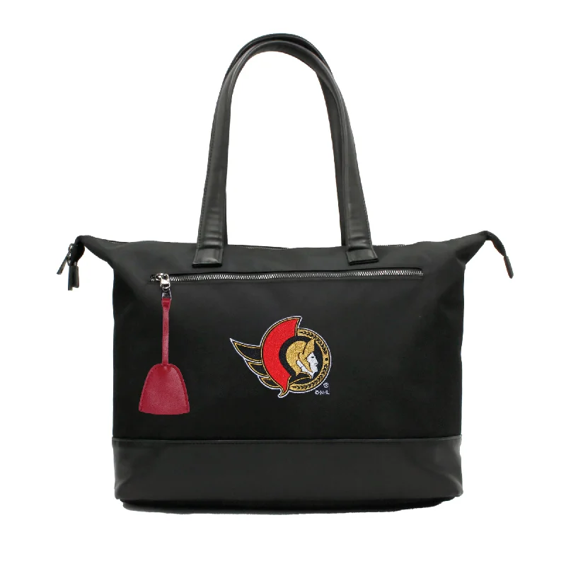 tote bag commuter canvas-Ottawa Senators Premium Laptop Tote Bag