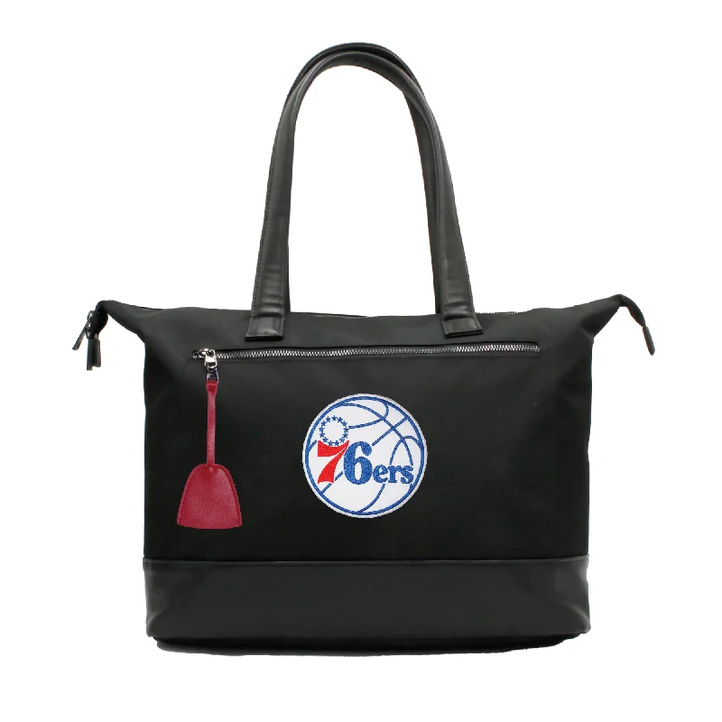 tote bag printed leather canvas-Philadelphia 76Ers Premium Laptop Tote Bag