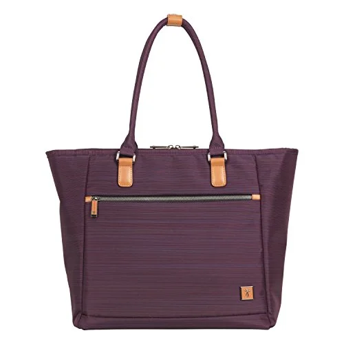 tote bag short strap leather style-Ricardo Beverly Hills San Marcos 18-Inch Travel Tote, Violet Purple, One Size