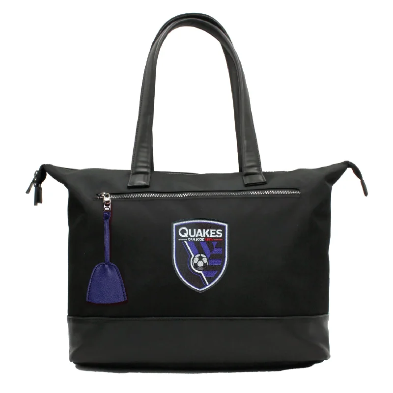 tote bag budget-San Jose Earthquakes Laptop Tote Bag -NAVY