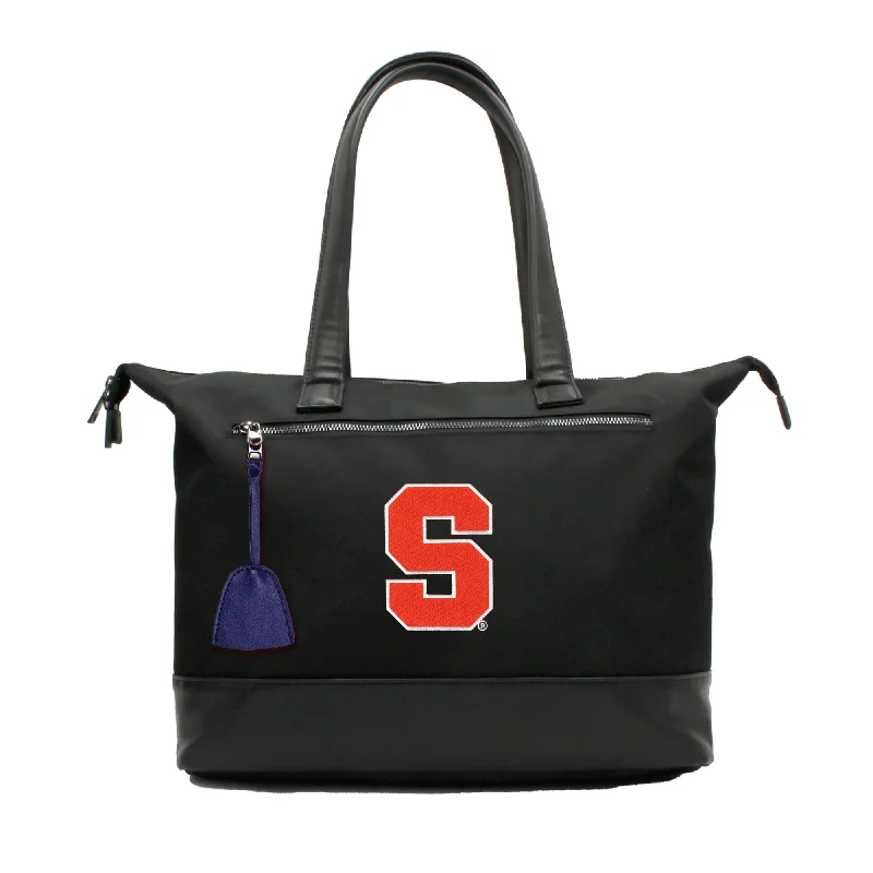 tote bag laptop leather canvas design-Syracuse Orangemen Premium Laptop Tote Bag