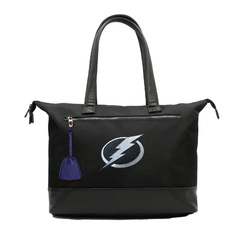 tote bag short strap leather-Tampa Bay Lightning Premium Laptop Tote Bag