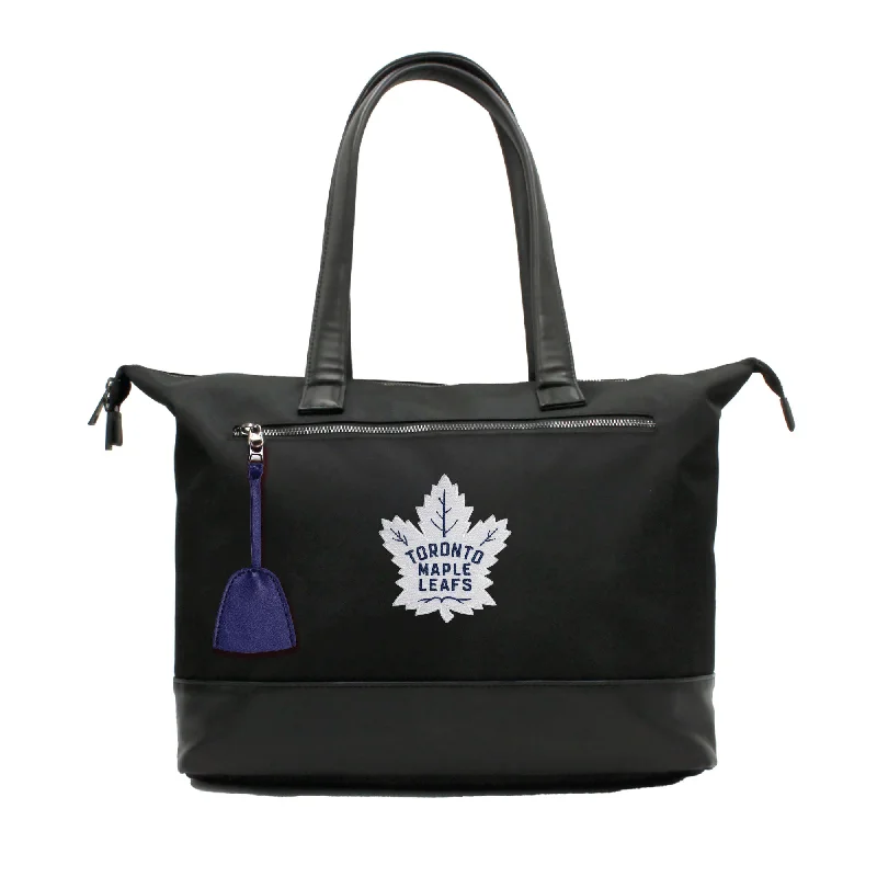 tote bag long strap canvas-Toronto Maple Leafs Premium Laptop Tote Bag